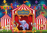 Allenjoy Red Circus Tent Photography Backdrop Gbsx-00840