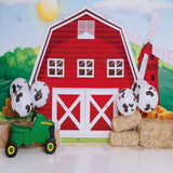 Red Farm Barn Photography Backdrop GBSX-99882