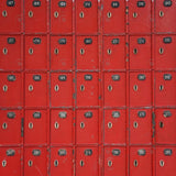 Allenjoy Red School Locker Photography Backdrop Gbsx-00521