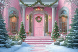 Allenjoy Rose Victorian Christmas Photography Backdrop Gbsx-01044