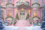 Allenjoy Rose Victorian Christmas Photography Backdrop Gbsx-01045