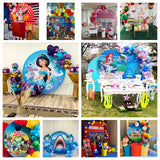 Allenjoy Custom Round Backdrop Fabric Cover | Party Supplies