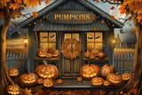 Allenjoy Rustic Pumpkin Patch Photography Backdrop Gbsx-00793