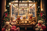 Allenjoy Silent Night Teddy Photography Backdrop Gbsx-00706