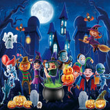 Allenjoy Spooky Halloween Costume Party Photography Backdrop Gbsx-00237