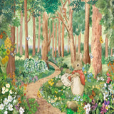 Allenjoy Spring Forest Rabbit Photography Backdrop Gbsx-00525
