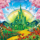 Spring Green Castle Photography Backdrop GBSX-99915