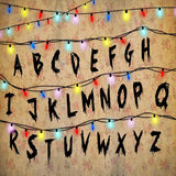 Allenjoy Stranger Alphabet Wall Photography Backdrop Gbsx-00253