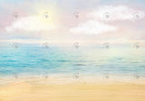 Summer Beach Photography Backdrop GBSX-99920