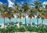 Allenjoy Summer Beach Plam Trees Photography Backdrop Gbsx-00601