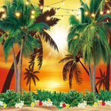 Allenjoy Summer Beach Sunset Photography Backdrop Gbsx-00486