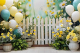 Allenjoy Summer Floral Garden Photography Backdrop GBSX-00082