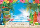 Allenjoy Summer Tropical Beach Photography Backdrop Gbsx-00933