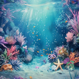 Allenjoy Summer Underwater World Photography Backdrop Gbsx-00387
