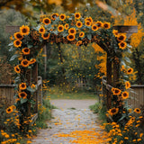 Allenjoy Sunflower Arch Photography Backdrop Gbsx-00647