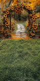 Allenjoy Sunflower Arch Photography Backdrop Gbsx-00649