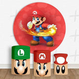 Plumber Hero Custom Round Backdrop With Plinths AS-DLZ-908f8b