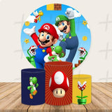 Plumber Hero Custom Round Backdrop With Plinths AS-DLZ-8ba6af