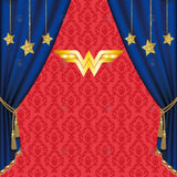 Allenjoy Supergirl Birthday Photography Backdrop Gbsx-00345