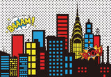 Allenjoy Superhero Cityscape Photography Backdrop Gbsx-00346