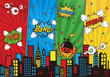 Allenjoy Superhero Cityscape Photography Backdrop Gbsx-00614