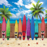 Surfboard Beach Photography Backdrop GBSX-99935