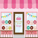 Allenjoy Sweet Donut Shop Photography Backdrop Gbsx-00828