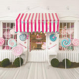 Allenjoy Sweet Shop Photography Backdrop GBSX-00037