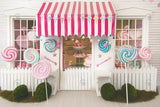 Allenjoy Sweet Shop Photography Backdrop GBSX-00037