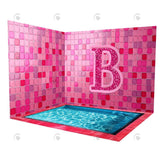 Allenjoy Swimming Pool Party Room Set Backdrop Gbsx-00405&Ym8G-B0490&Gbsx-00308