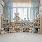 Allenjoy Teddies Window Room Photography Backdrop Gbsx-00463