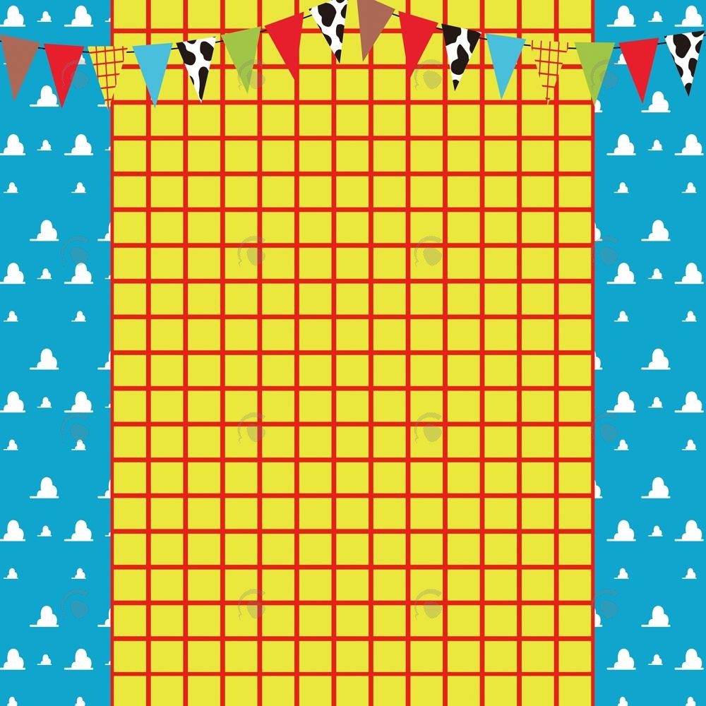 Allenjoy Toy Theme Cake Smash Photography Backdrop Gbsx-00927