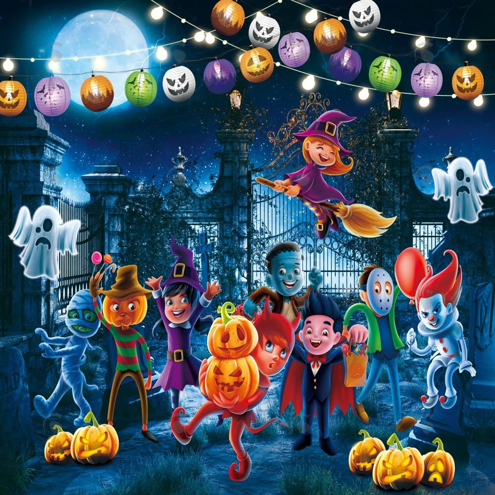 Allenjoy Trick Or Treat Costume Party Photography Backdrop Gbsx-00238