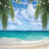 Allenjoy Tropical Beach Photography Backdrop Gbsx-00829