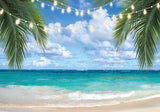 Allenjoy Tropical Beach Photography Backdrop Gbsx-00829