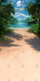 Allenjoy Tropical Holiday Beach Photography Backdrop GBSX-00136