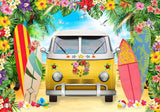 Tropical Summer Bus Photography Backdrop GBSX-99939
