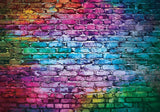 Colorful Brick Wall Backdrop