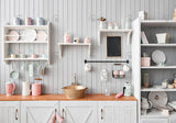 Spring Modern Kitchen Photography Backdrop