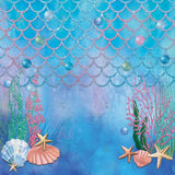 Under The Sea Mermaid Photography Backdrop GBSX-99942