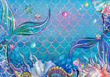 Under The Sea Mermaid Photography Backdrop GBSX-99943