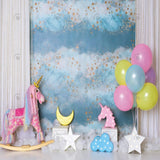 Unicorn Birthday Photography Backdrop GBSX-99946