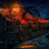 Allenjoy Upside Down Monster Night Photography Backdrop Gbsx-00897