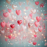 Allenjoy Valentine Bokeh Heart Balloons Photography Backdrop Gbsx-01379
