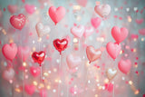 Allenjoy Valentine Bokeh Heart Balloons Photography Backdrop Gbsx-01379