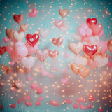 Allenjoy Valentine Bokeh Heart Balloons Photography Backdrop Gbsx-01380