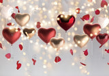 Allenjoy Valentine Day Love Heart Balloons Photography Backdrop Gbsx-01257
