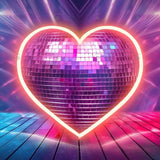 Allenjoy Valentine Disco Ball Photography Backdrop Gbsx-01251