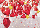 Allenjoy Valentine Love Balloons Wall Photography Backdrop Gbsx-01279