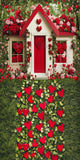 Allenjoy Valentine Love Flower Cottage Photography Backdrop Gbsx-01283
